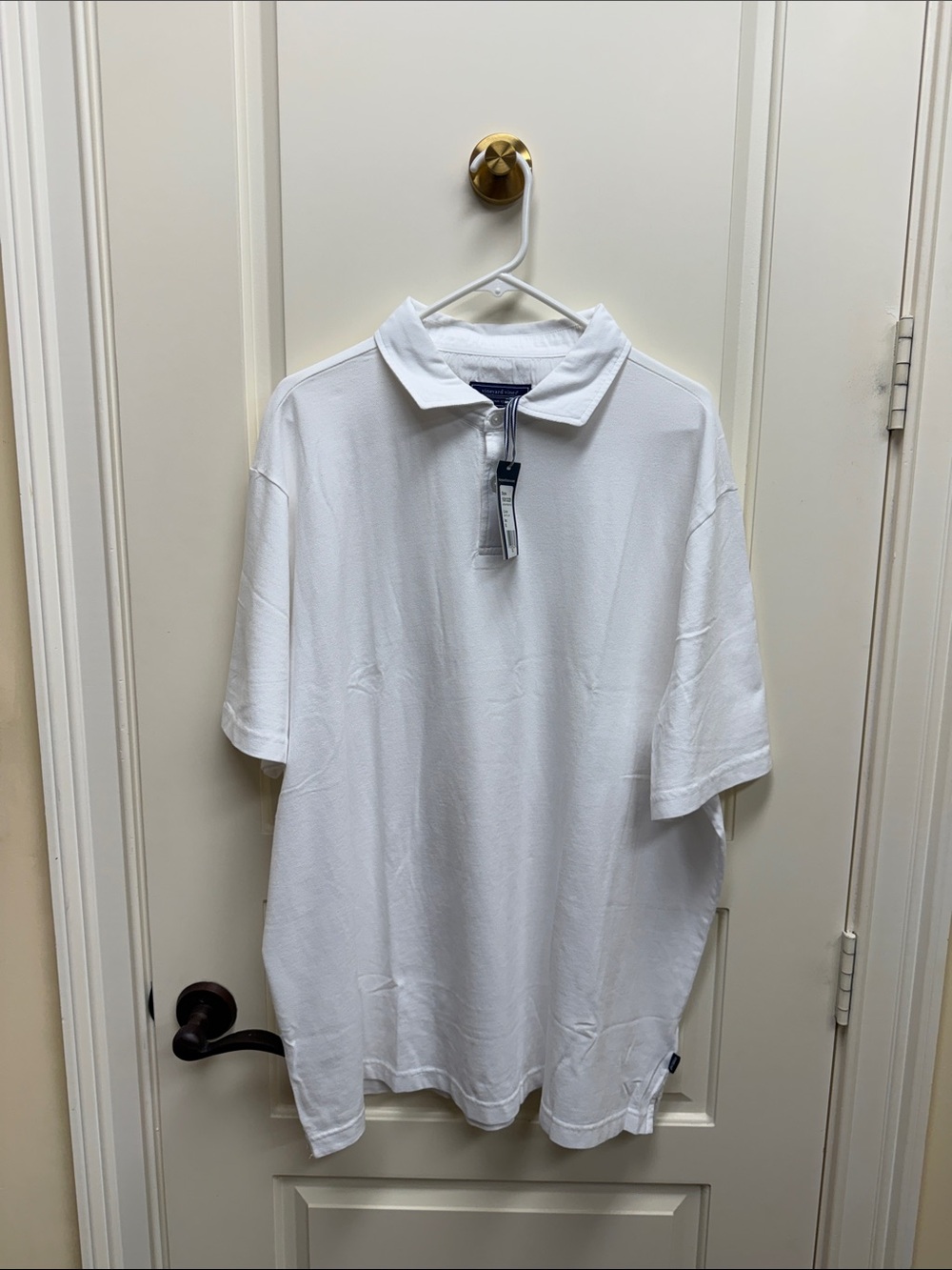 Vineyard Vines Men's White Polo - Short Sleeve